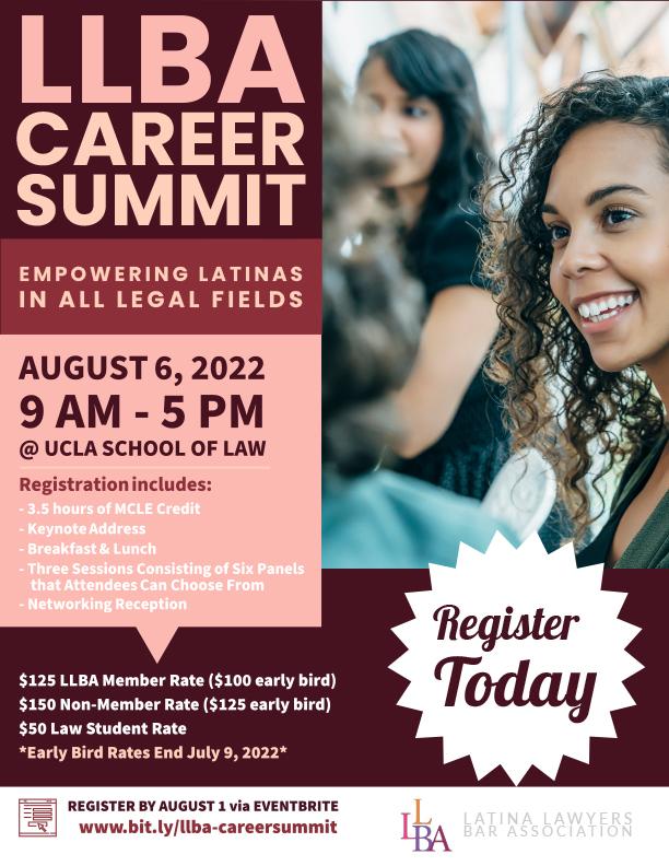 LLBA Career Summit Empowering Latinas in All Legal Fields Latina